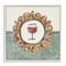 Stupell Industries Wine with Classic Border Framed Giclee Wall Art Design by Anne Tavoletti
